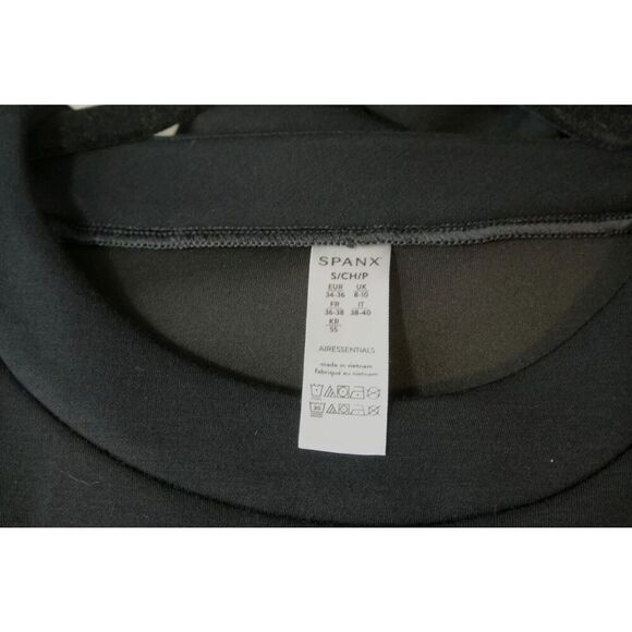 NEW SPANX AirEssentials stripe-detail round-neck dress in black size Small - Picture 5 of 6